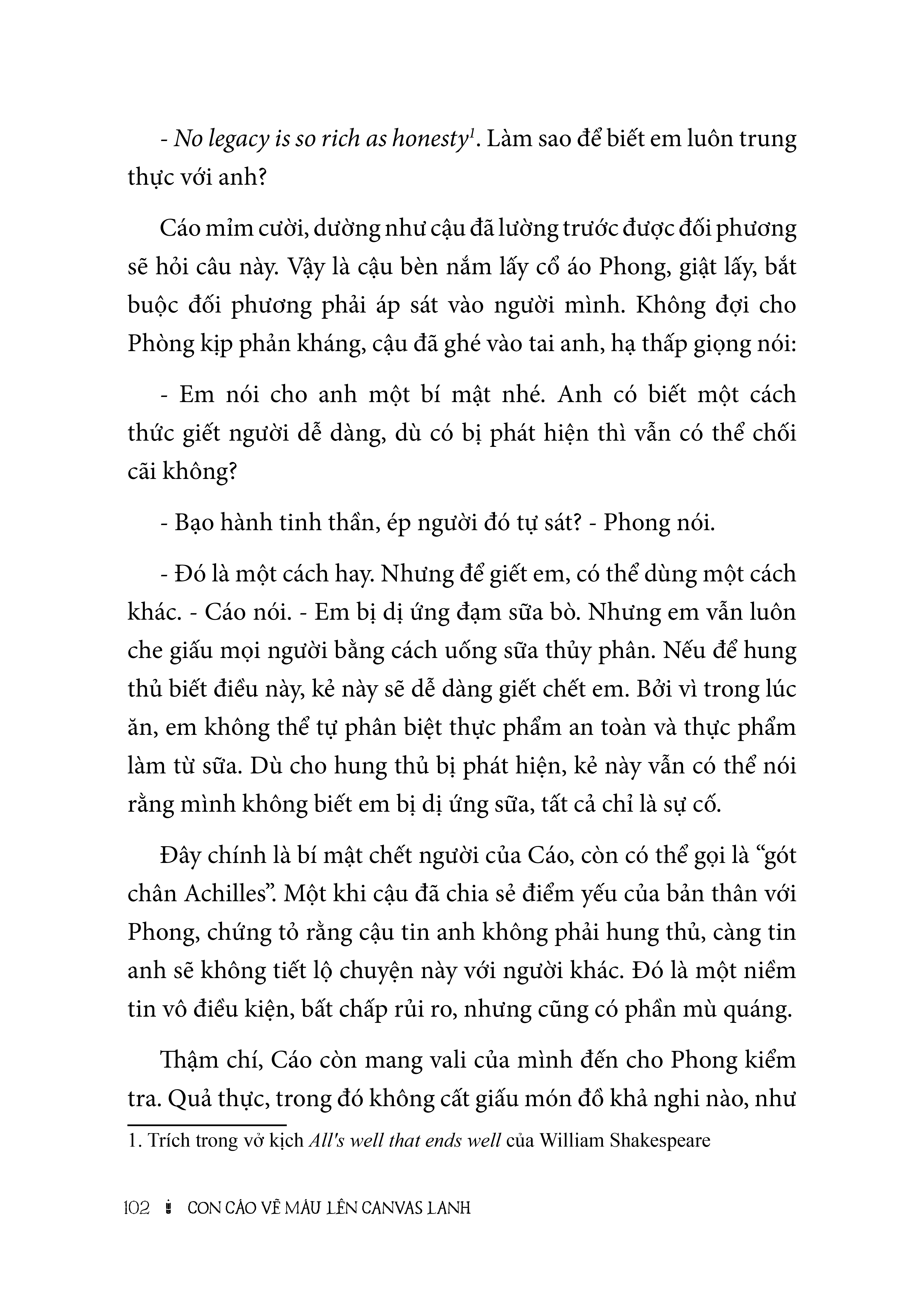 Con Cao Ve Mau Len Canvas Lanh