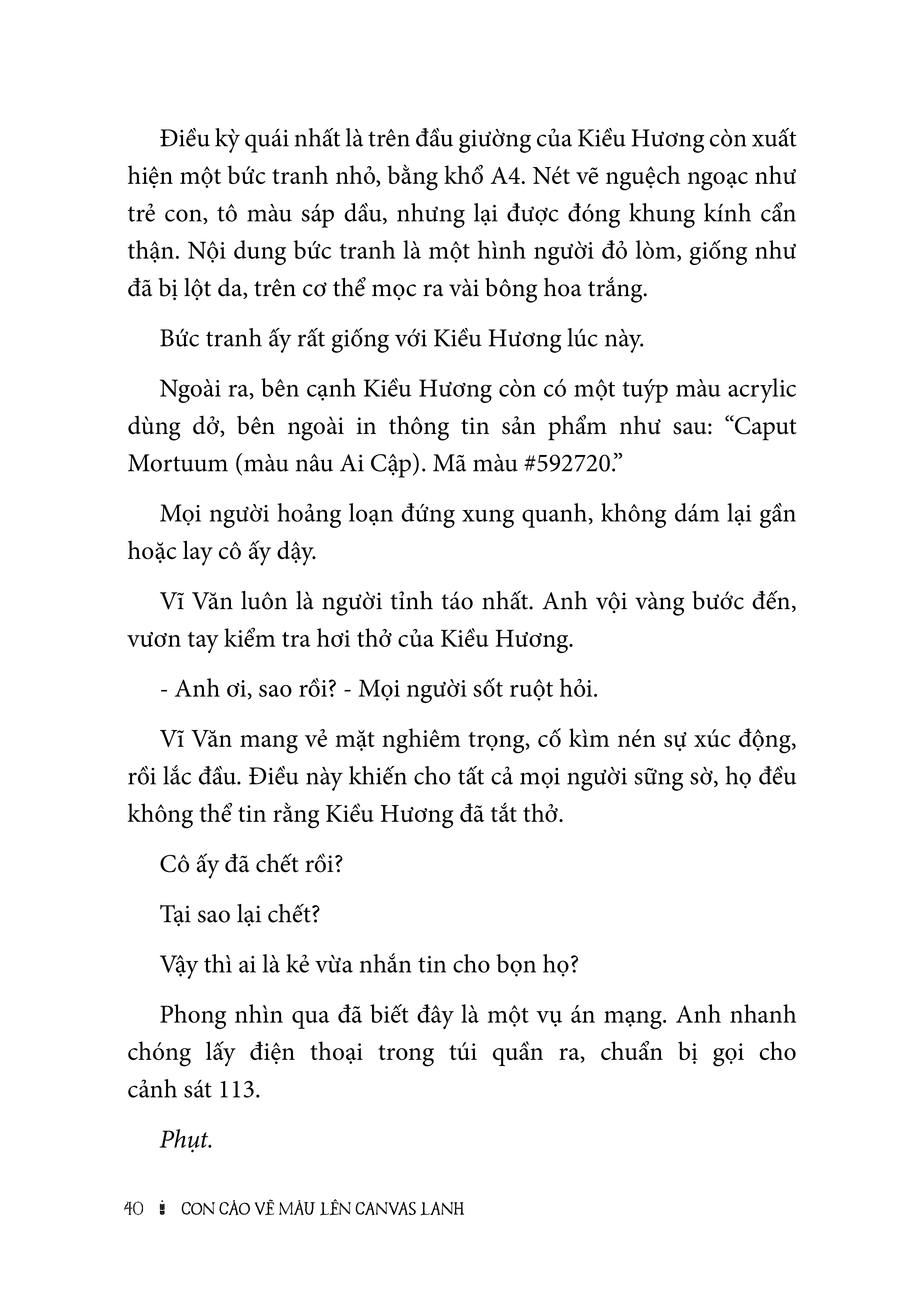 Con Cao Ve Mau Len Canvas Lanh