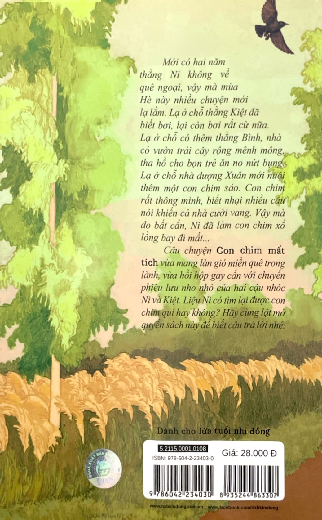 con chim mất tích