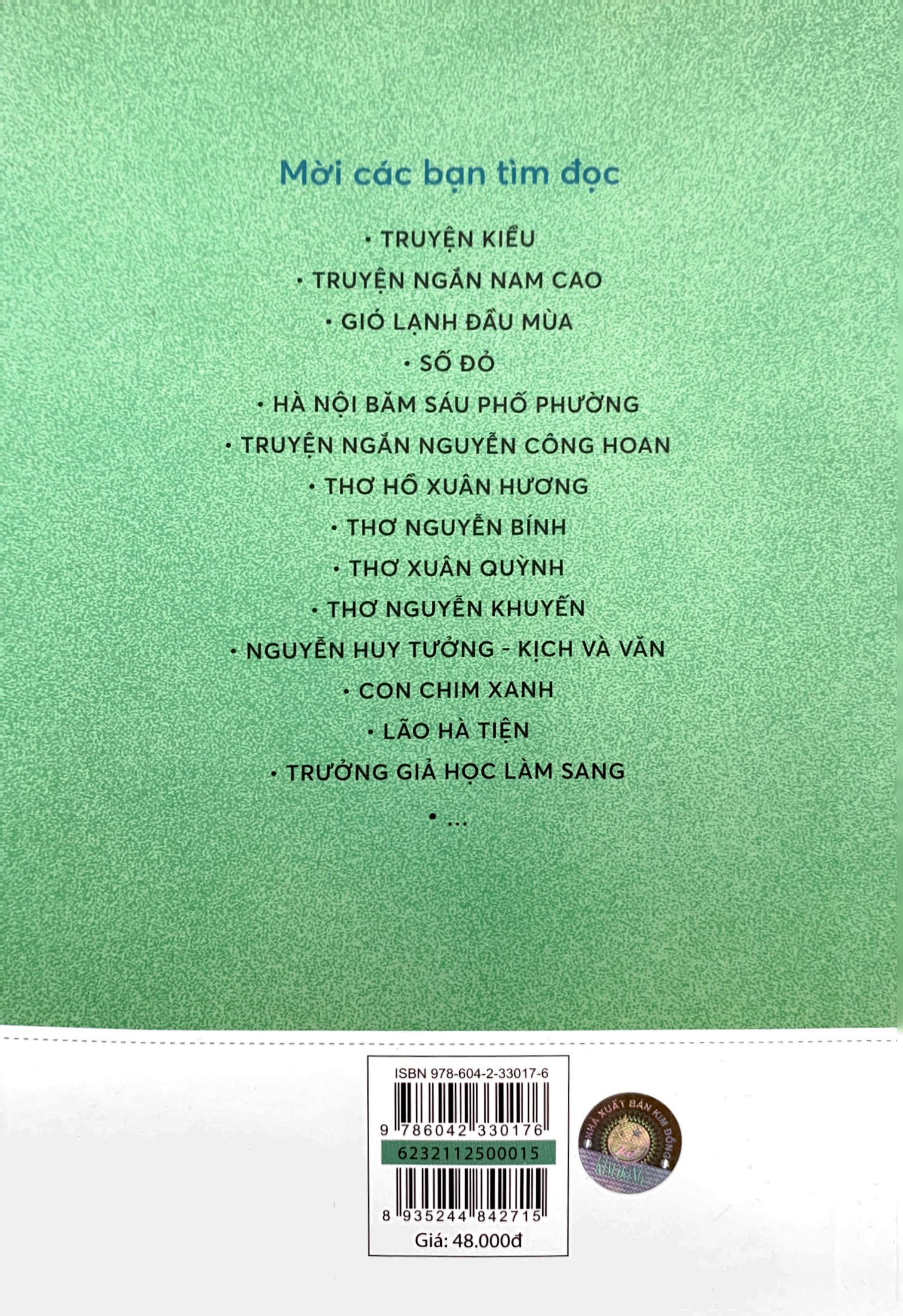 con chim xanh (tái bản 2020)