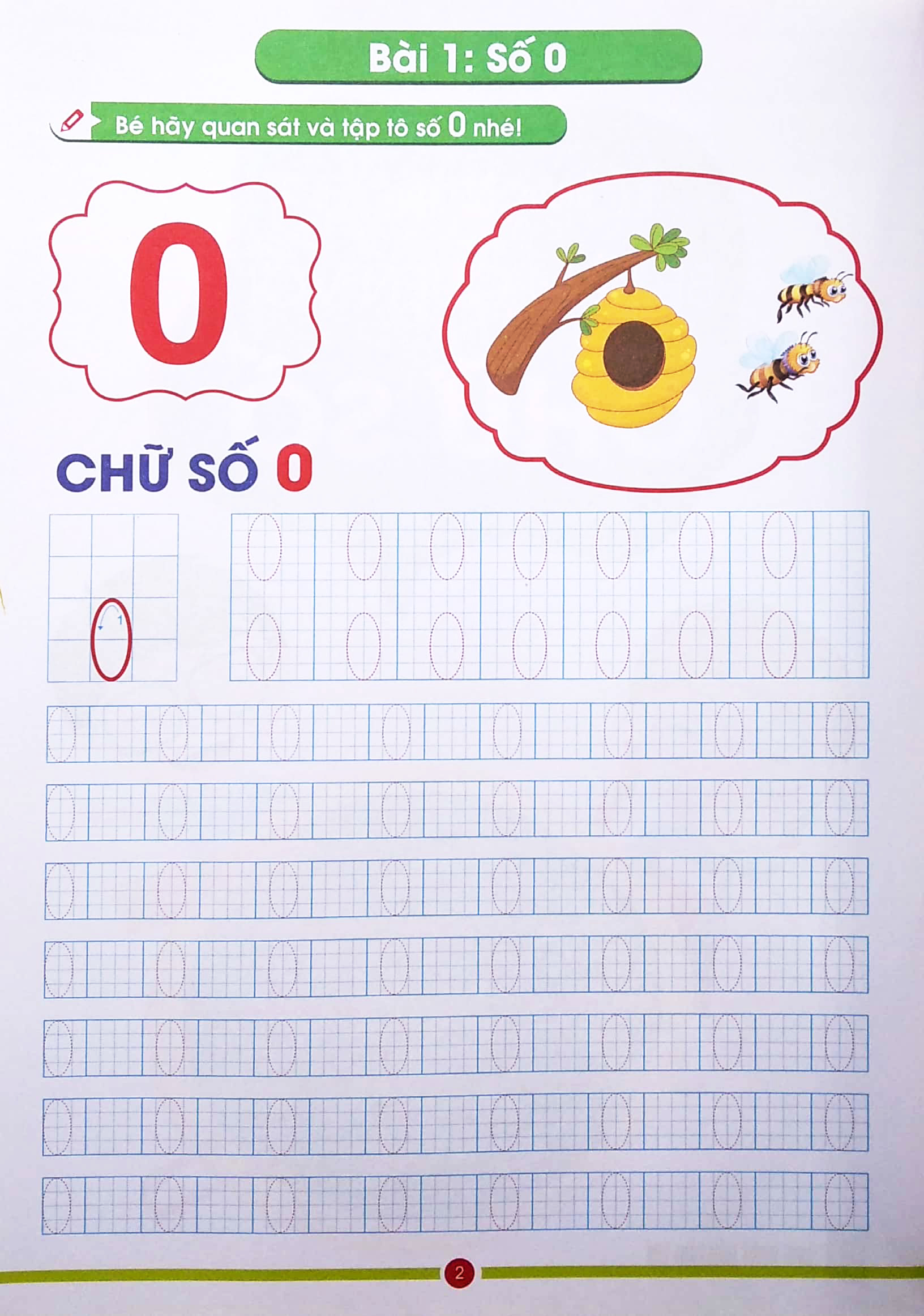 con chuẩn bị vào lớp 1 - bé làm quen với chữ số