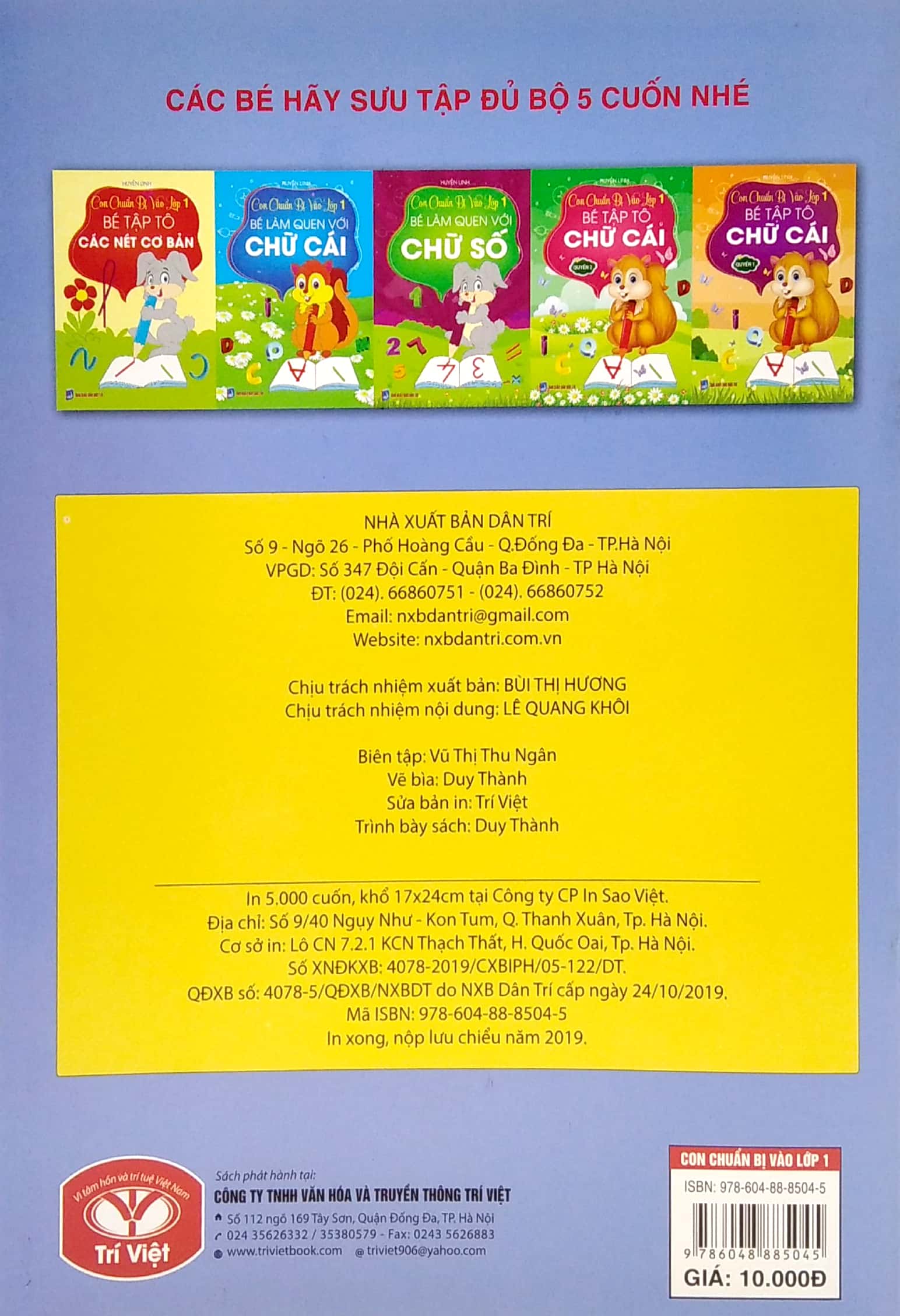 con chuẩn bị vào lớp 1 - bé làm quen với chữ số