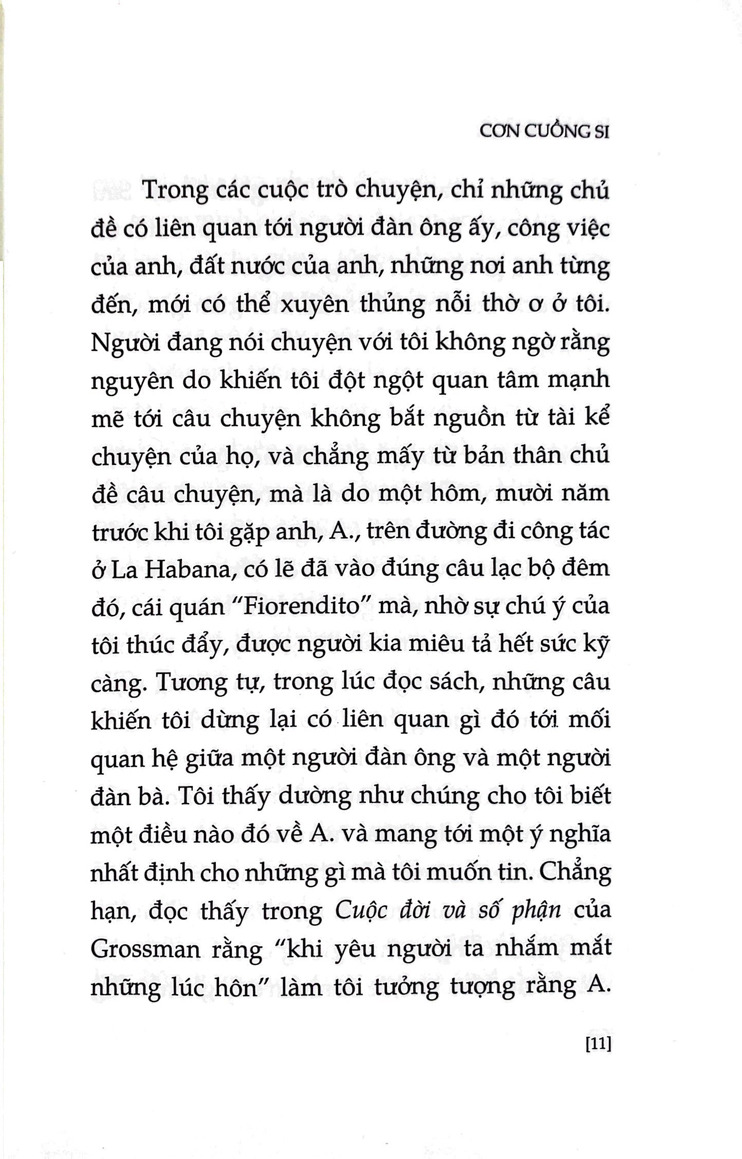 cơn cuồng si