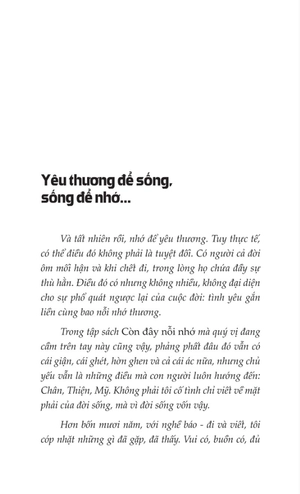 còn đây nỗi nhớ