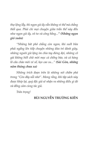 còn đây nỗi nhớ