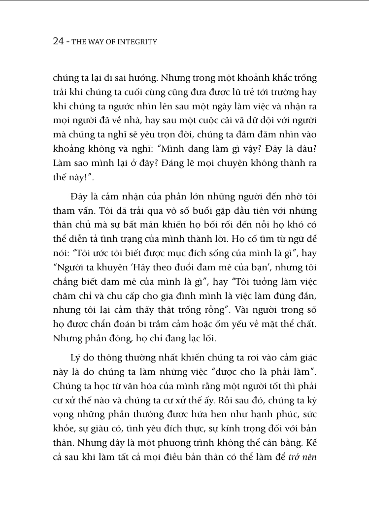 con đường chính trực