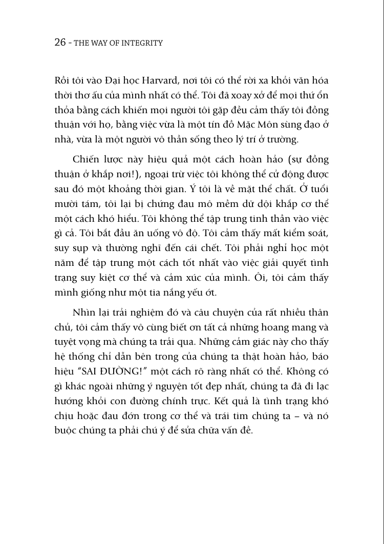 con đường chính trực