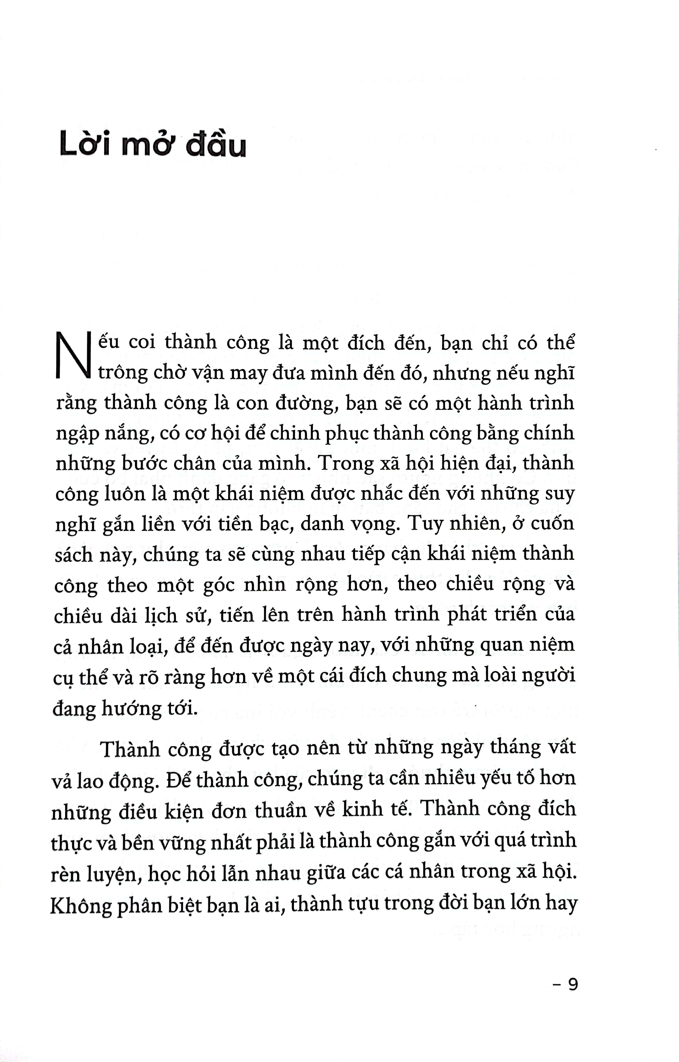 con đường đi tới thành công