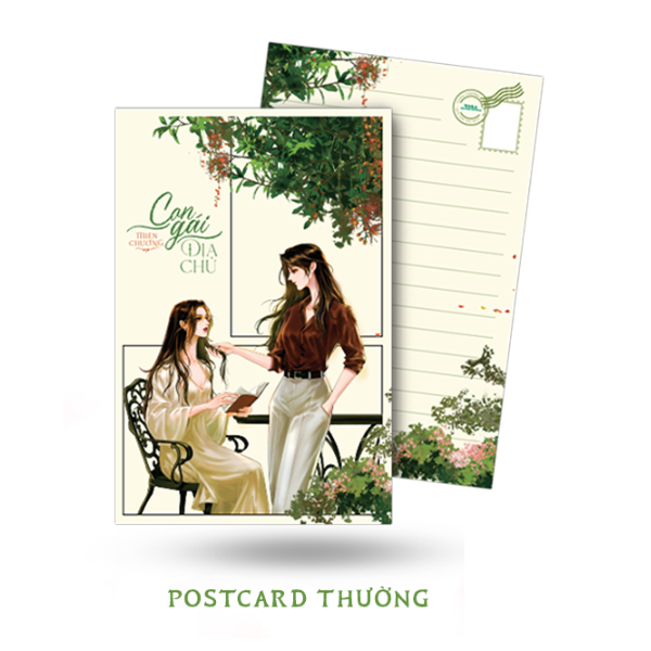 Con Gai Dia Chu - Tang Kem 1 Bookmark 2 Mat + 1 Postcard + 2 Card Bo Goc