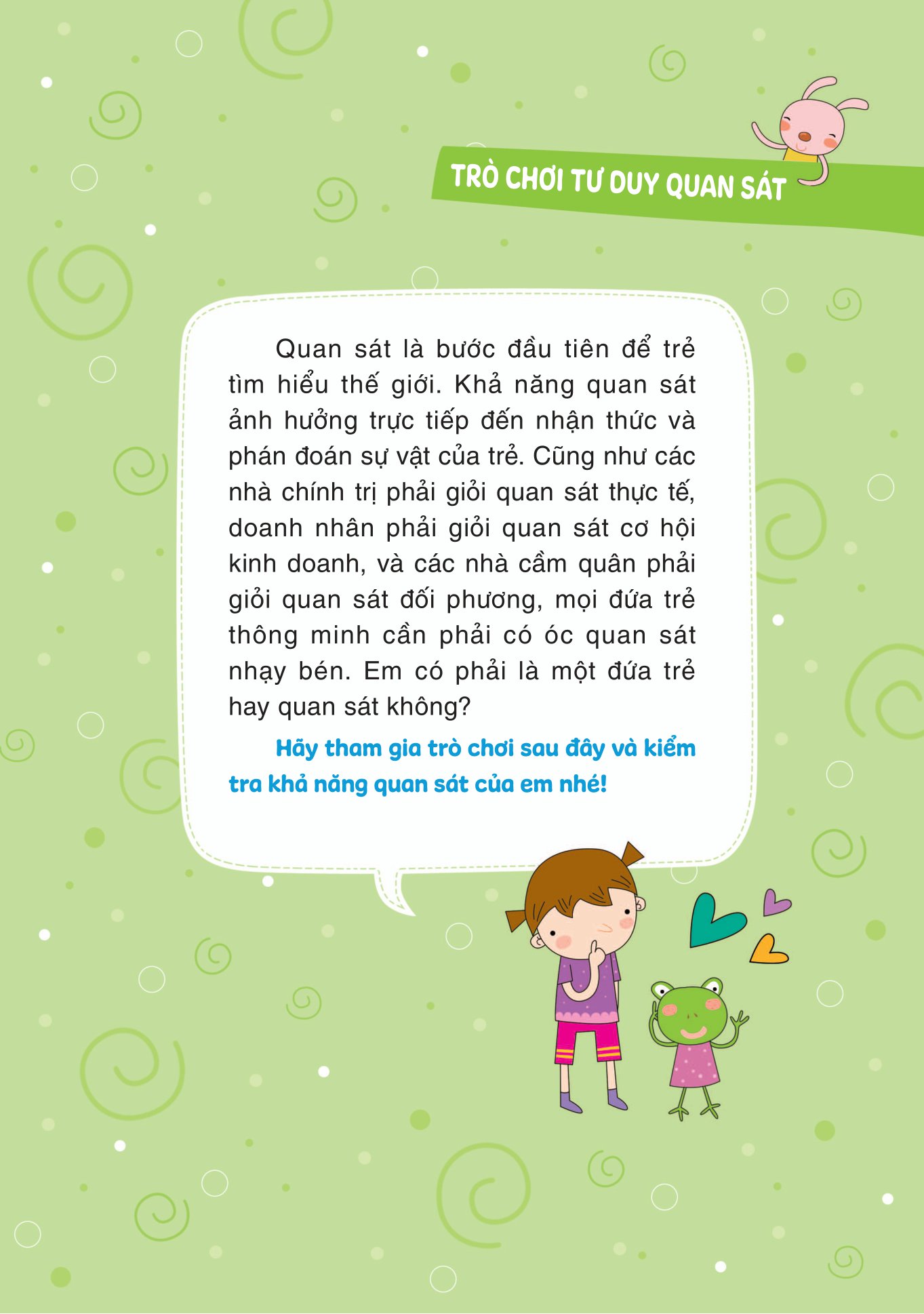 con học và chơi để có iq thiên tài - khai thác tiềm năng