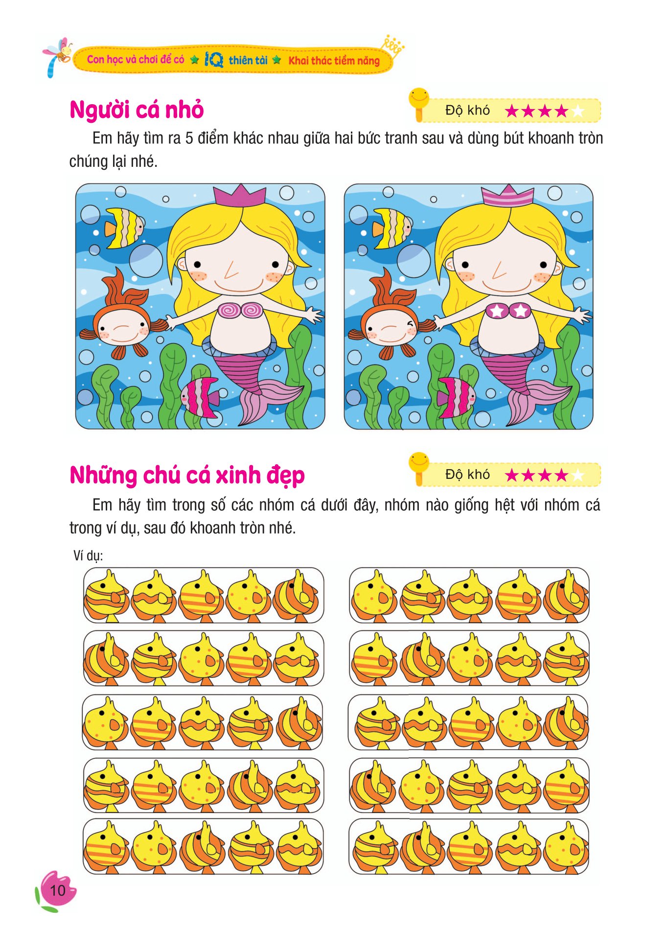 con học và chơi để có iq thiên tài - khai thác tiềm năng