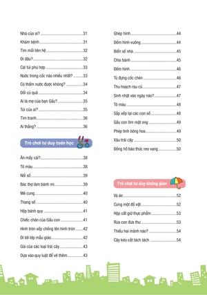 con học và chơi để có iq thiên tài - thách thức tư duy