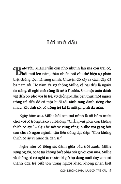 con không phải là đứa trẻ xấu