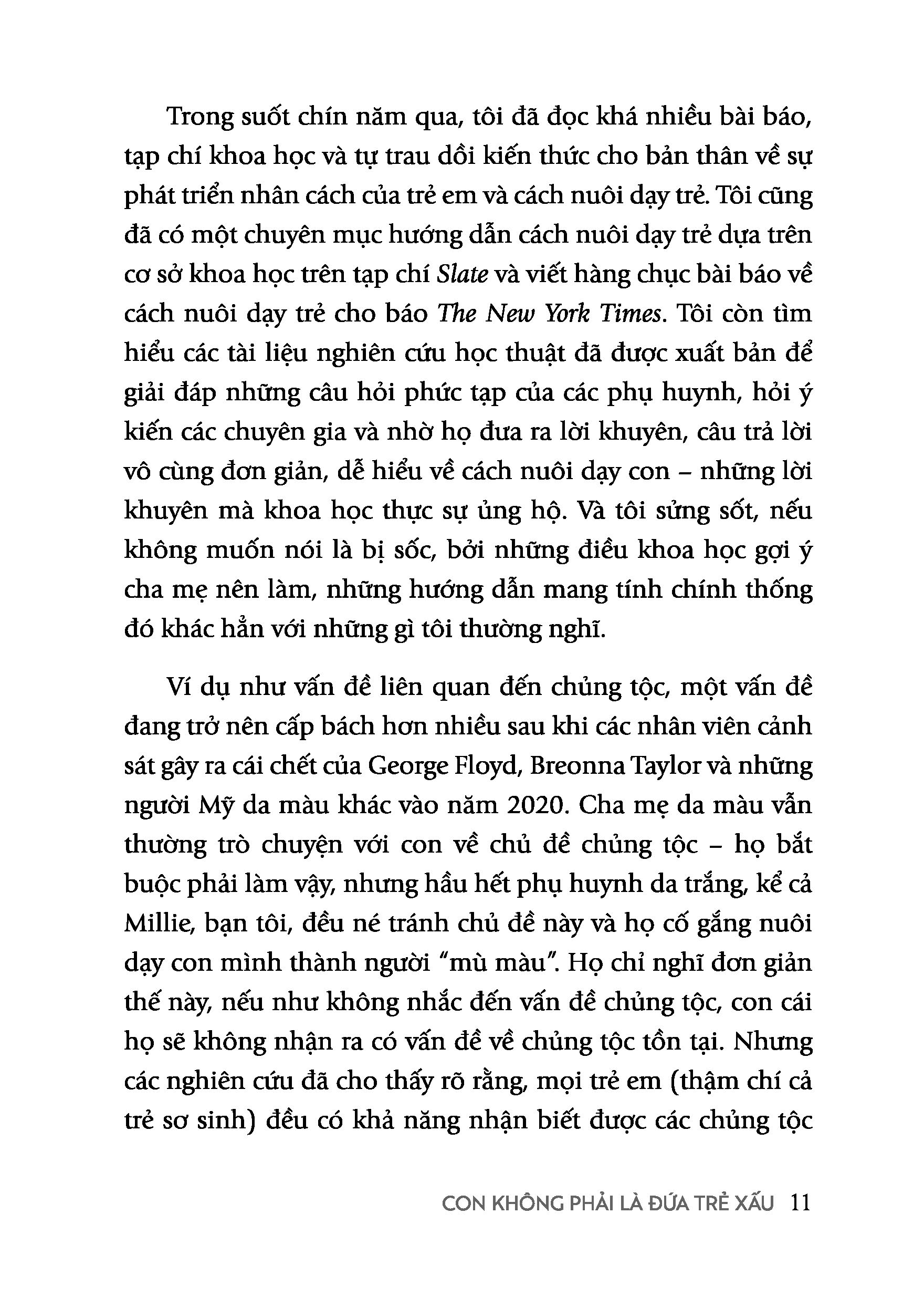 con không phải là đứa trẻ xấu