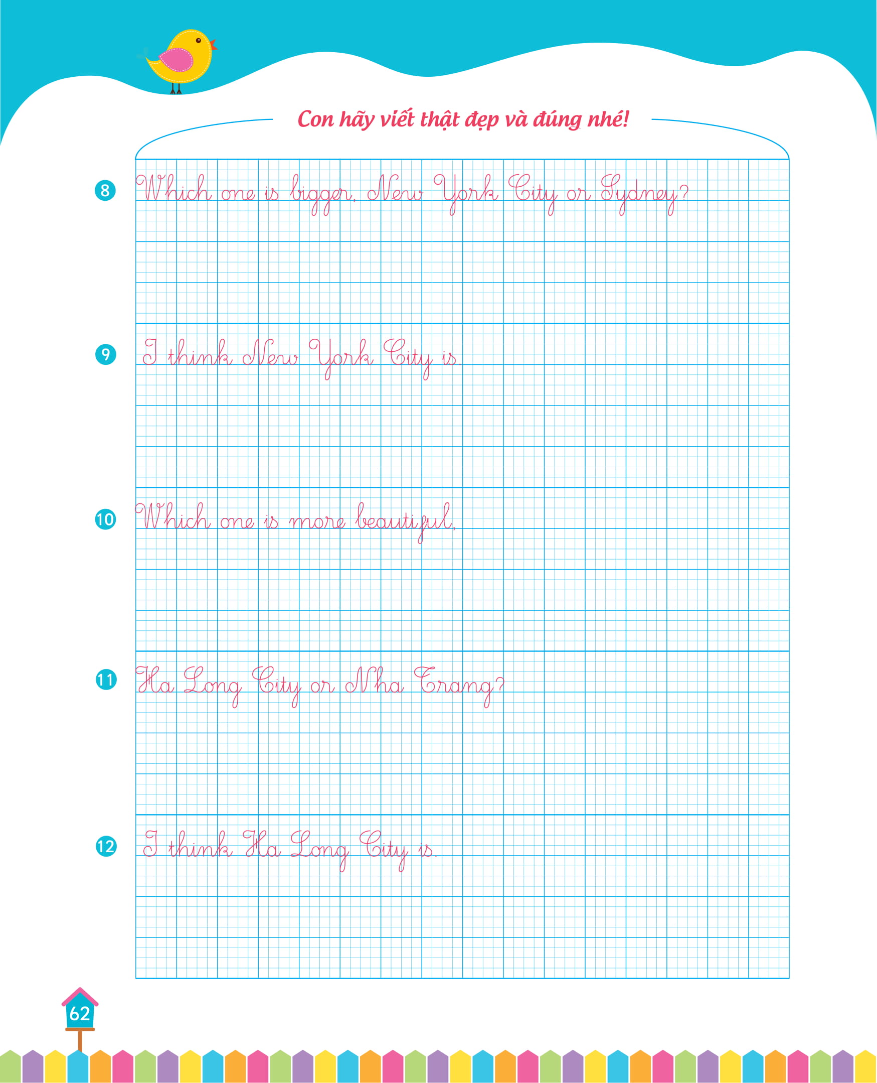 con luyện viết - con nhớ từ - từ vựng tiếng anh lớp 5