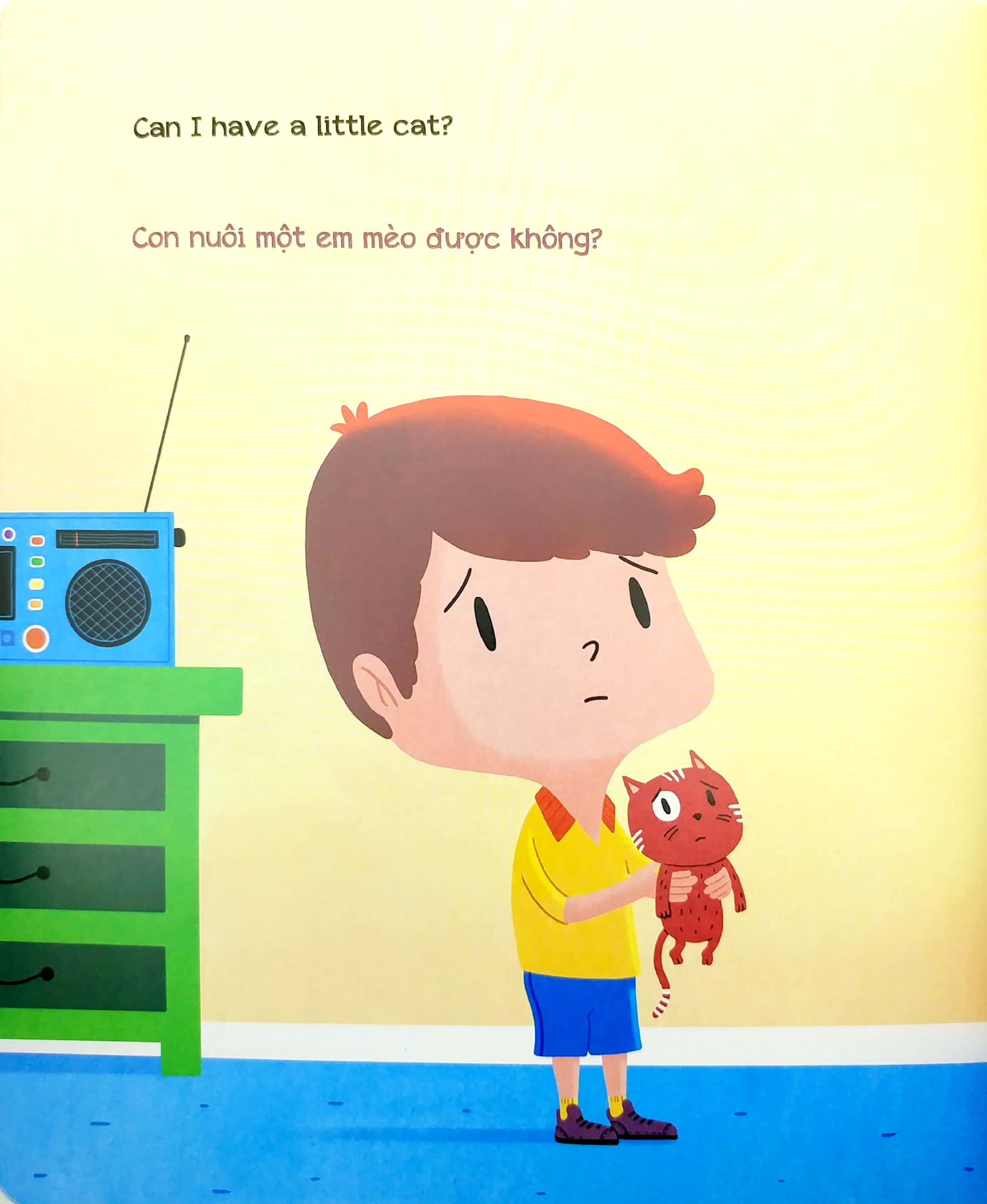 con nuôi một em mèo được không? - can i have a little cat? (song ngữ anh-việt)