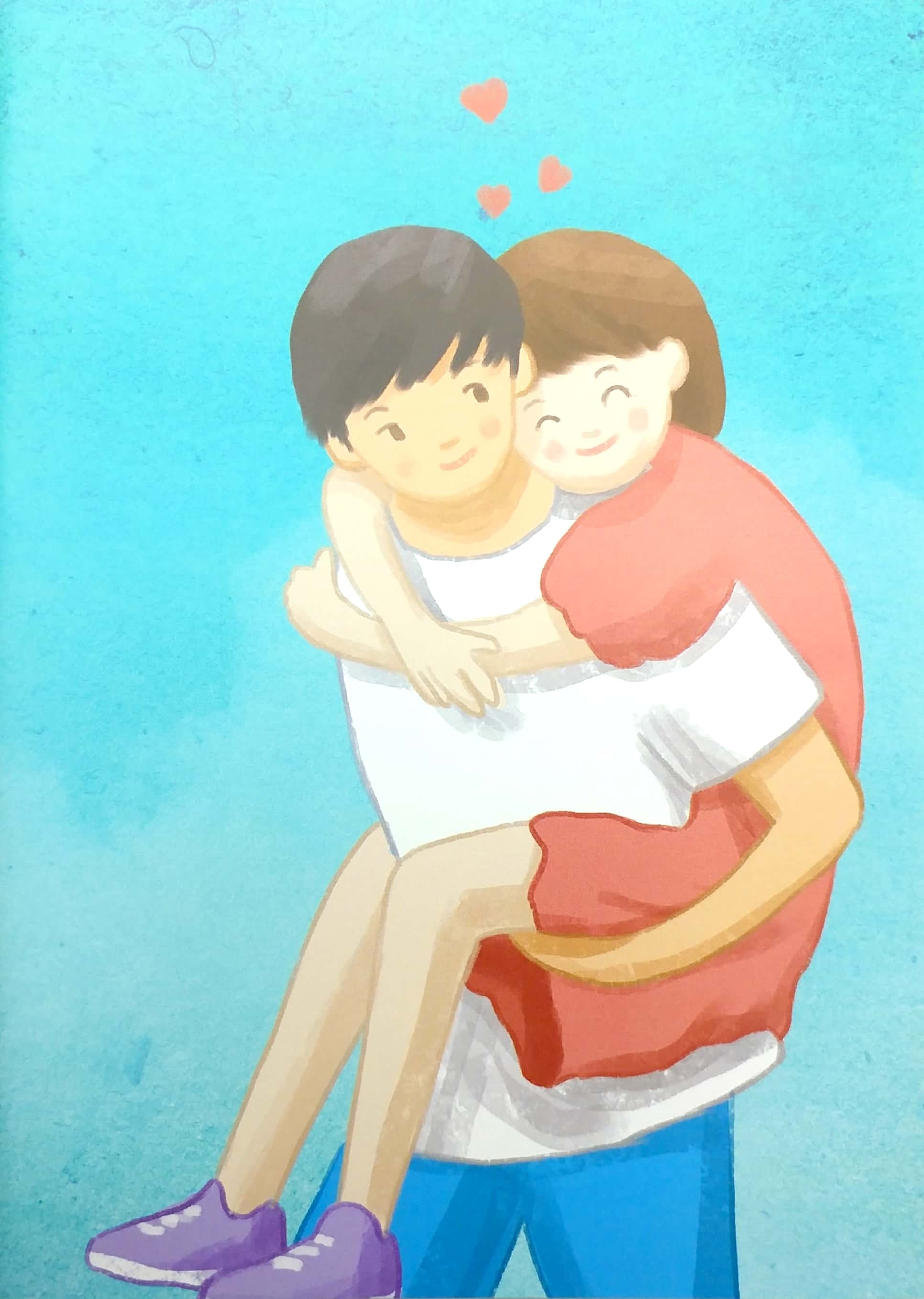 con ơi, ba mẹ vẫn chờ