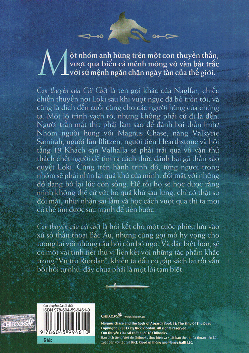 con thuyền của cái chết - phần 3 series magnus chase và các vị thần của asgard