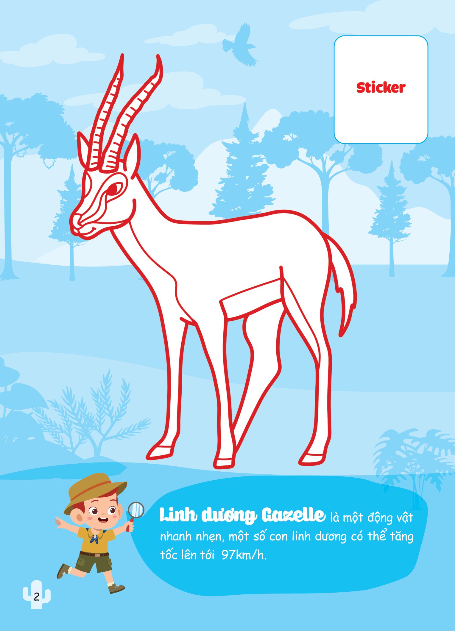 con tô màu - thám hiểm châu phi