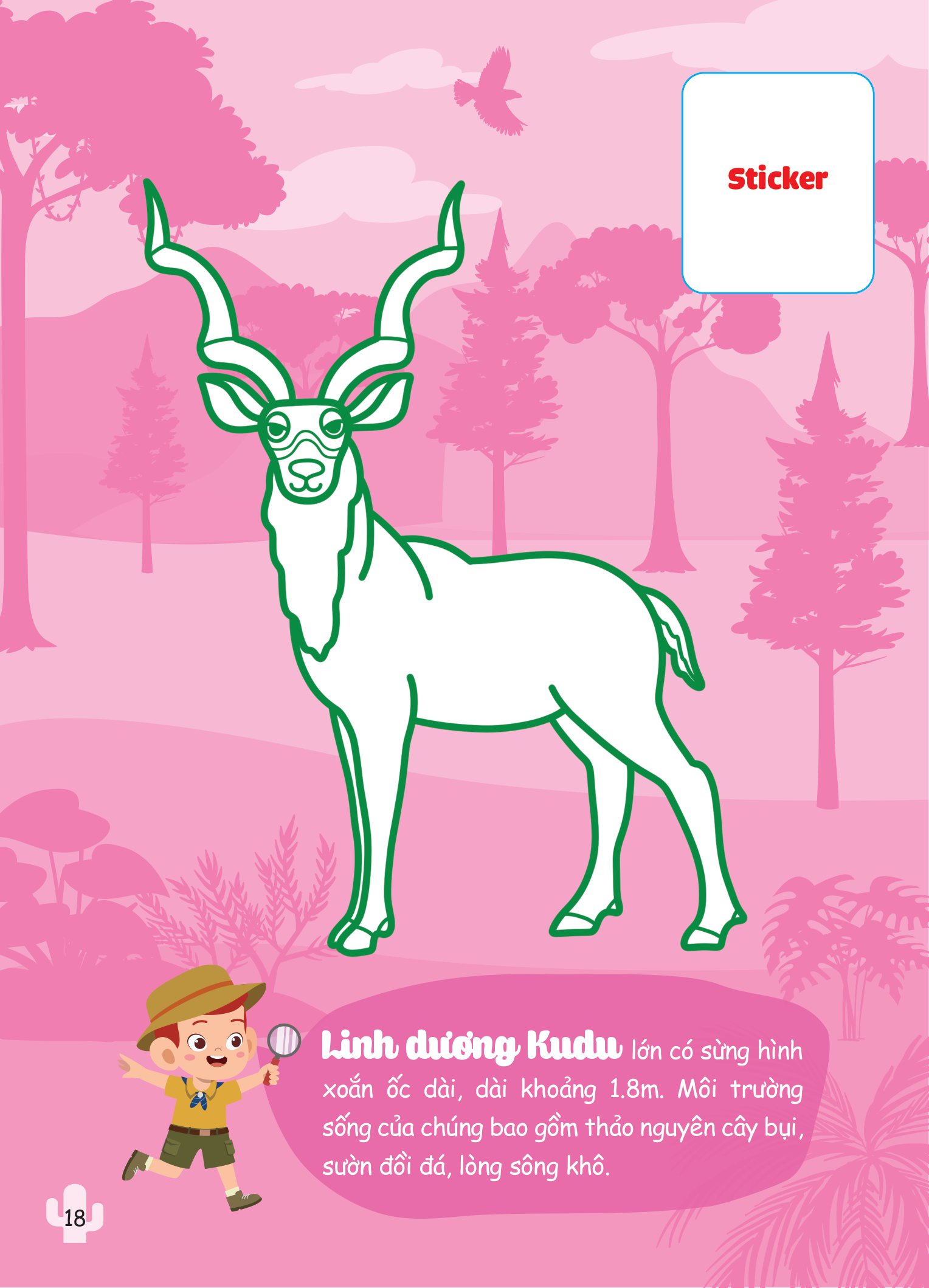 con tô màu - thám hiểm châu phi