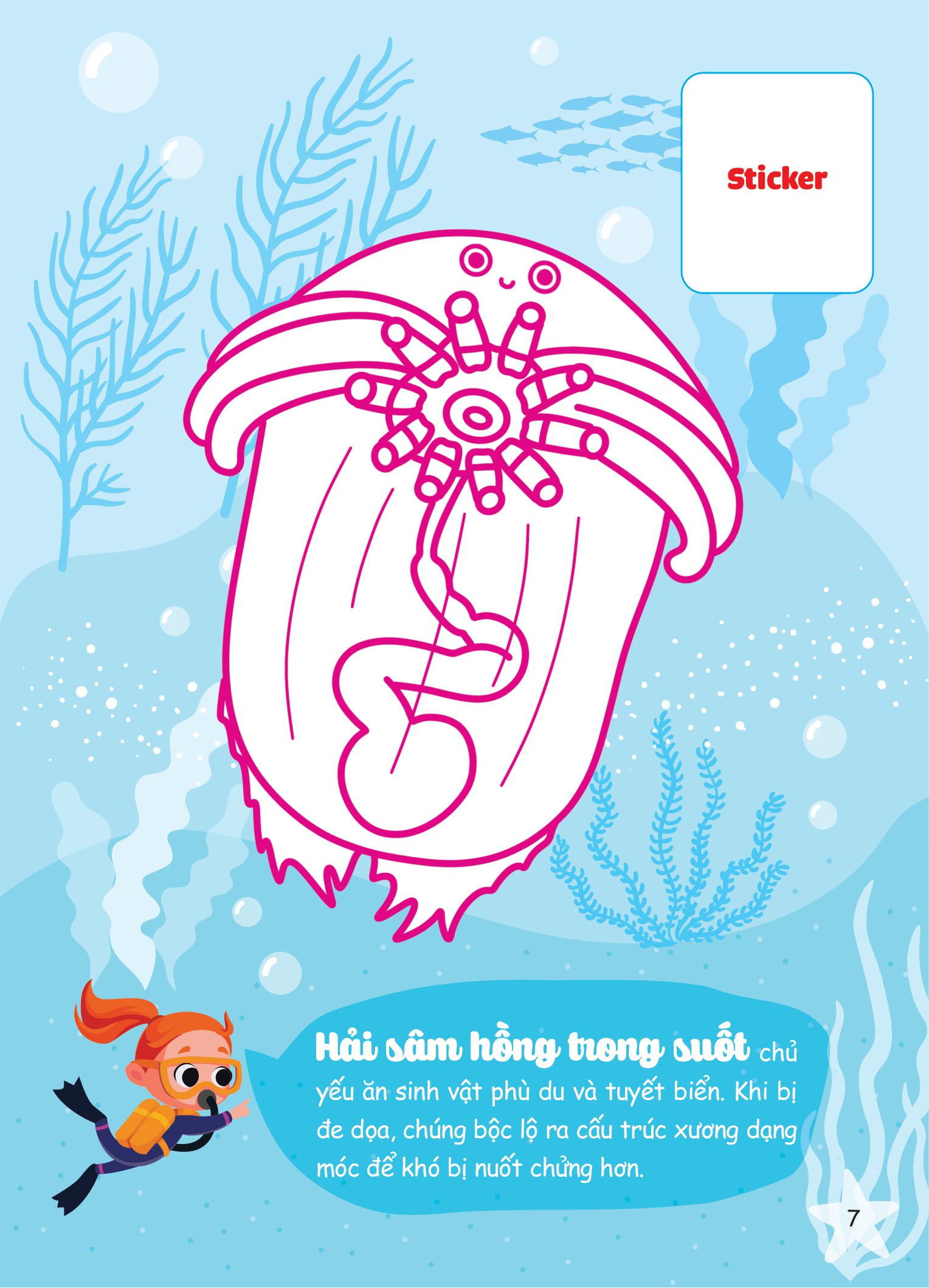 con tô màu - thám hiểm đáy biển sâu