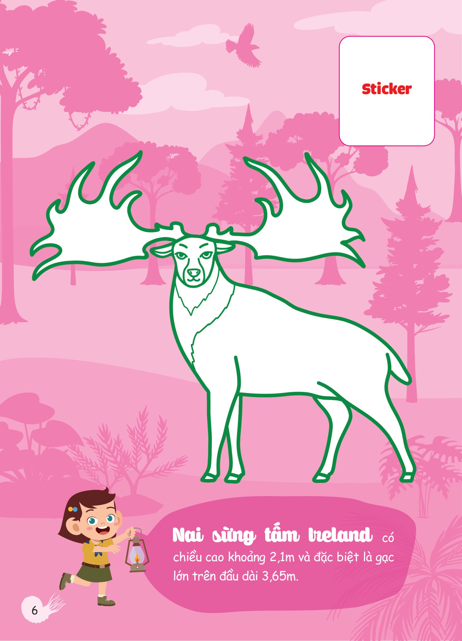 con tô màu - thám hiểm động vật cổ đại