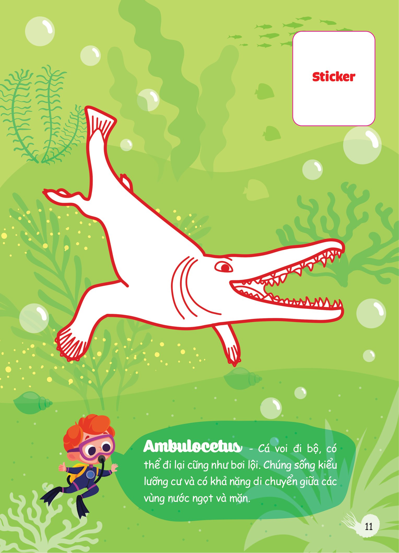 con tô màu - thám hiểm động vật cổ đại