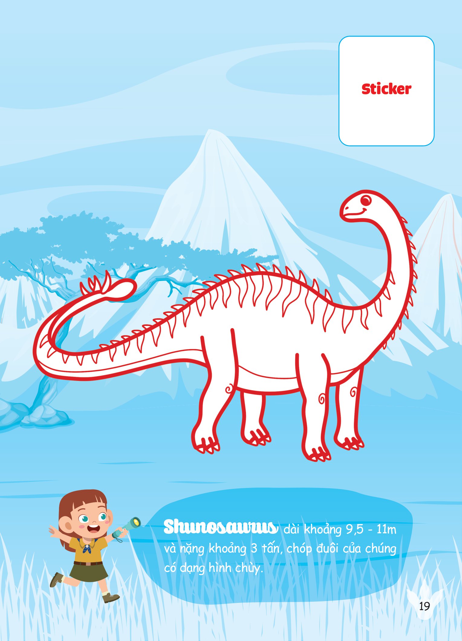 con tô màu - thám hiểm thế giới khủng long