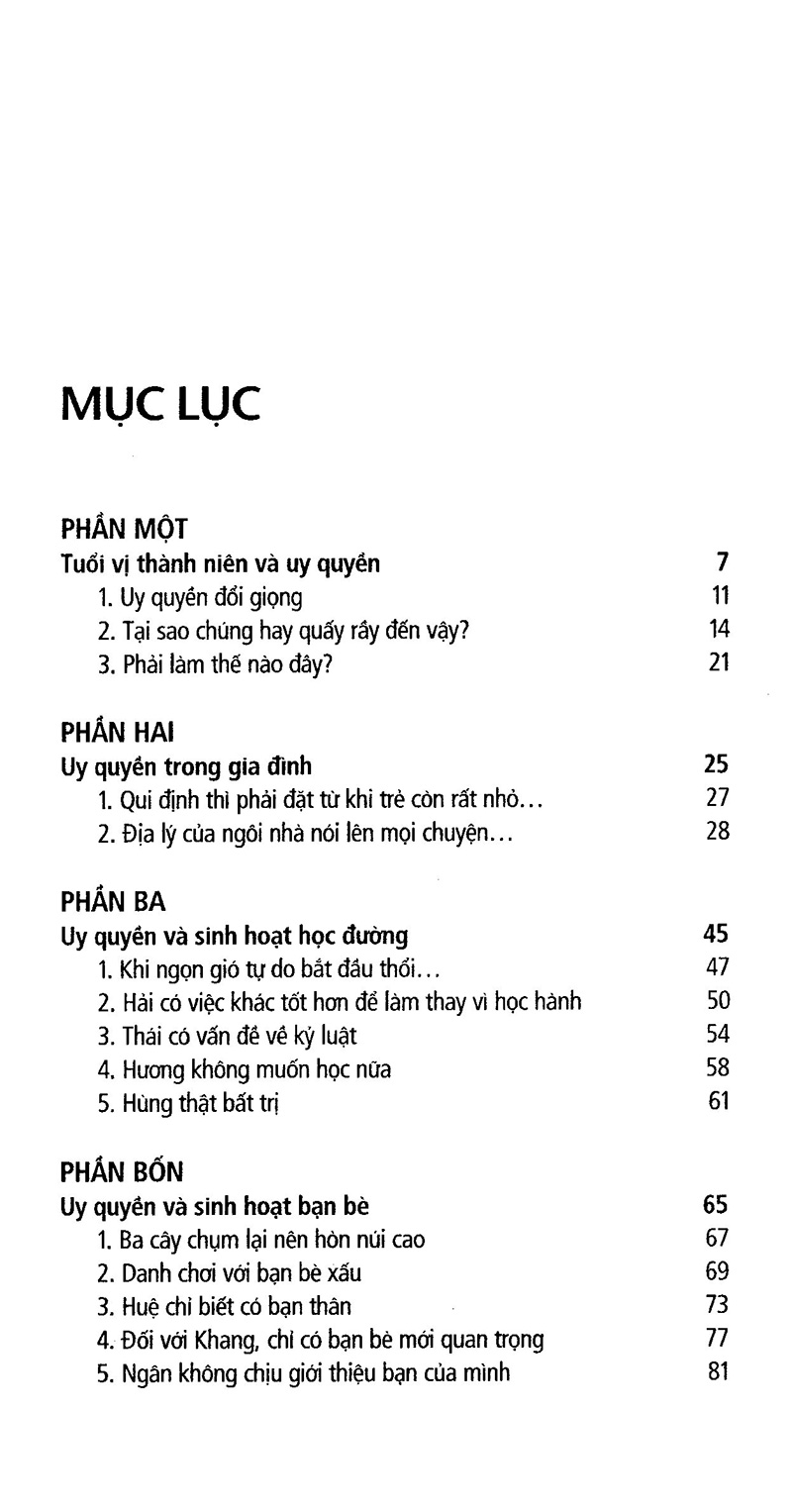 con tôi đang gặp khủng hoảng
