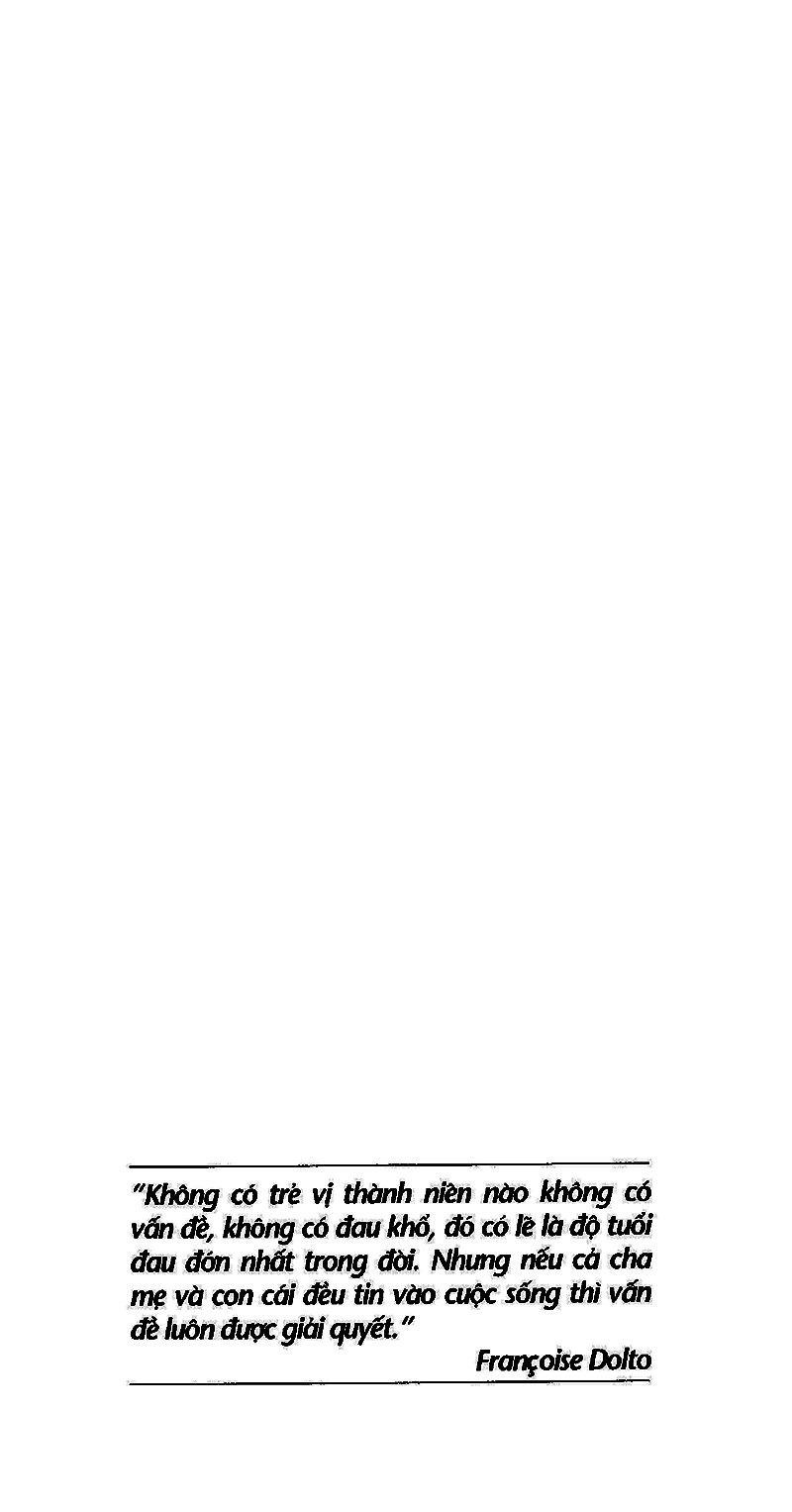 con tôi đang gặp khủng hoảng