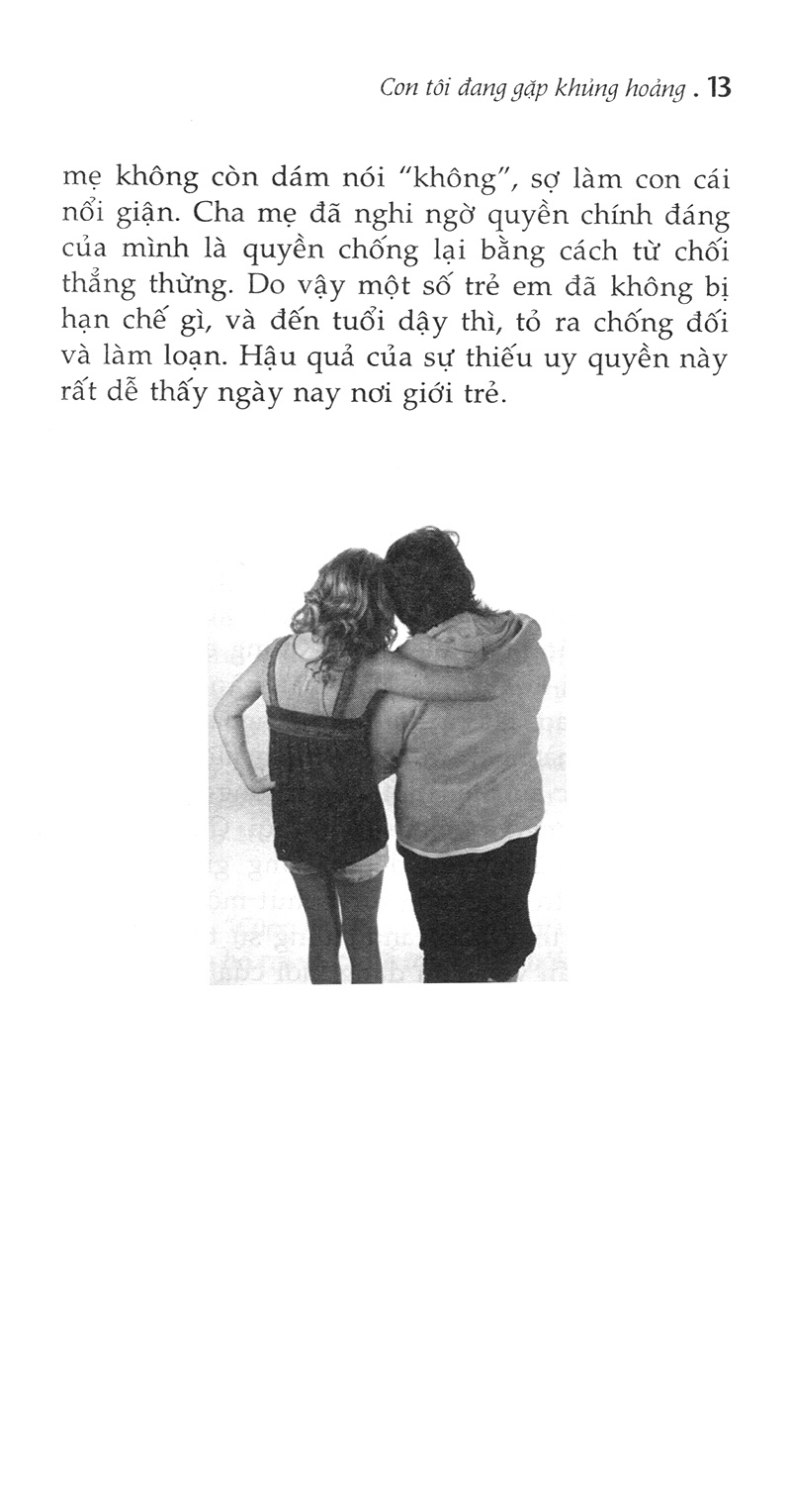 con tôi đang gặp khủng hoảng