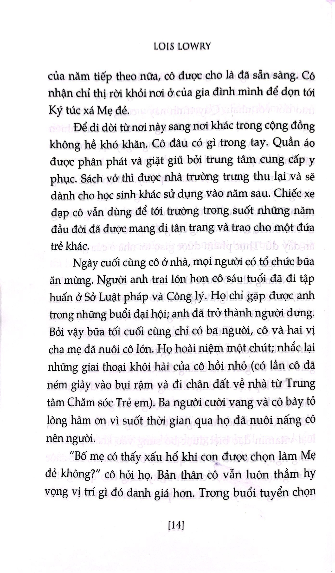 con trai - phần thứ tư của người truyền ký ức