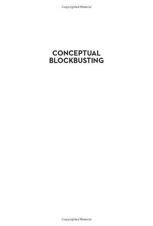 conceptual blockbusting: a guide to better ideas