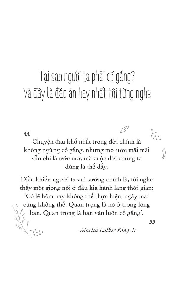 công bằng trên đời là do bạn nỗ lực giành lấy