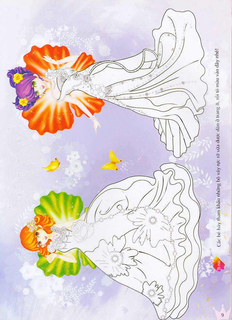 công chúa lấp lánh - nàng tiên xinh đẹp