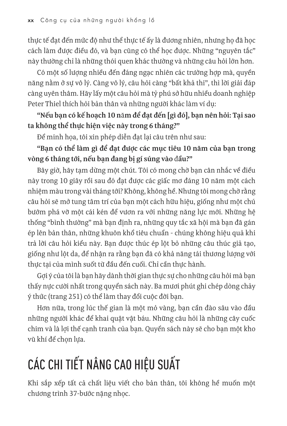 công cụ của những người khổng lồ - chiến lược, lộ trình, và thói quen của các tỷ phú, các thần tượng, và những nhà thực hành đẳng cấp thế giới