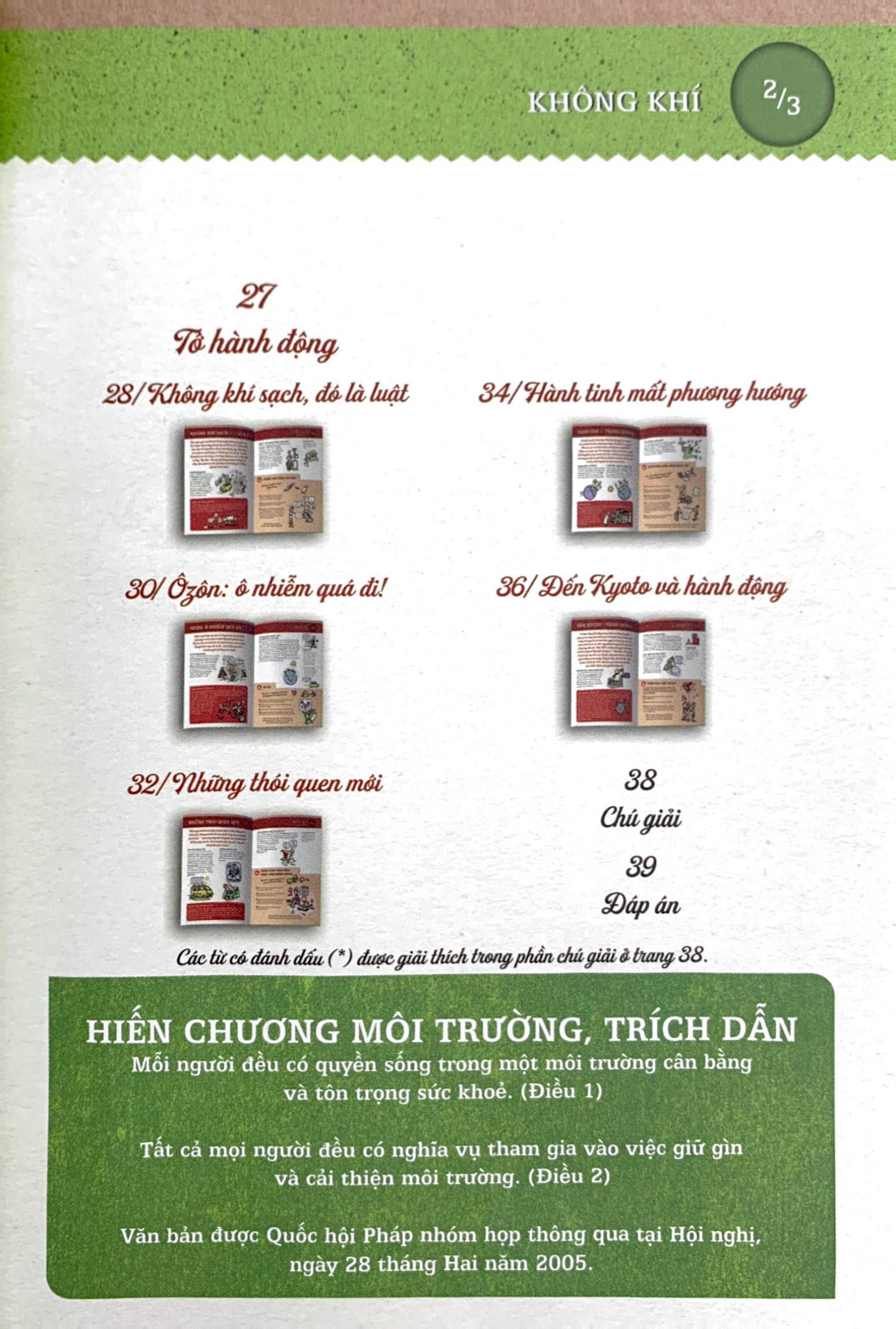 công dân nhí bảo vệ tự nhiên - không khí - tớ khám phá, tớ hiểu, tớ hành động