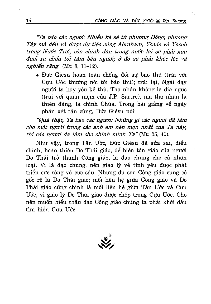 công giáo và đức kitô