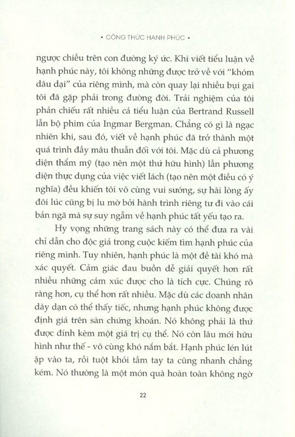 công thức hạnh phúc