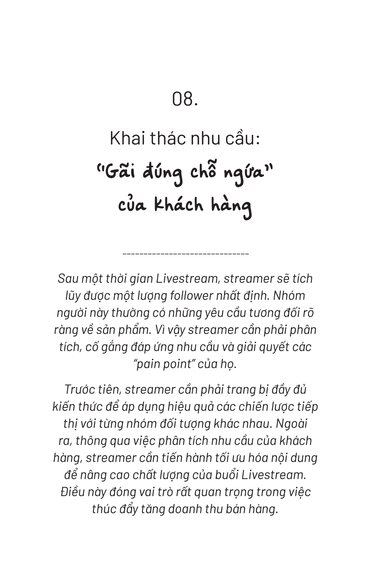 công thức livestream 1 triệu đơn