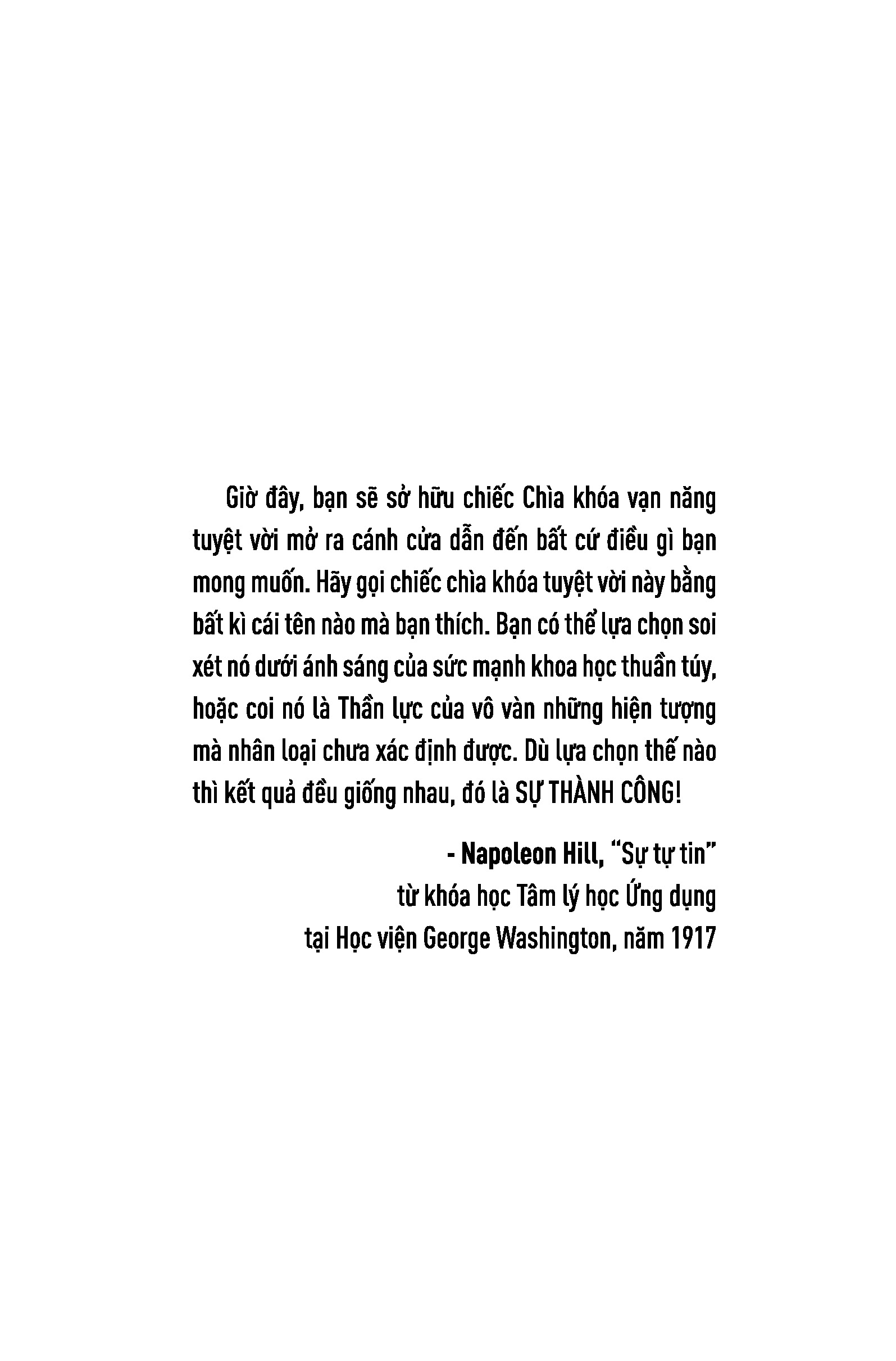 công thức tự tin - để vươn tới sự tự lập và thành công