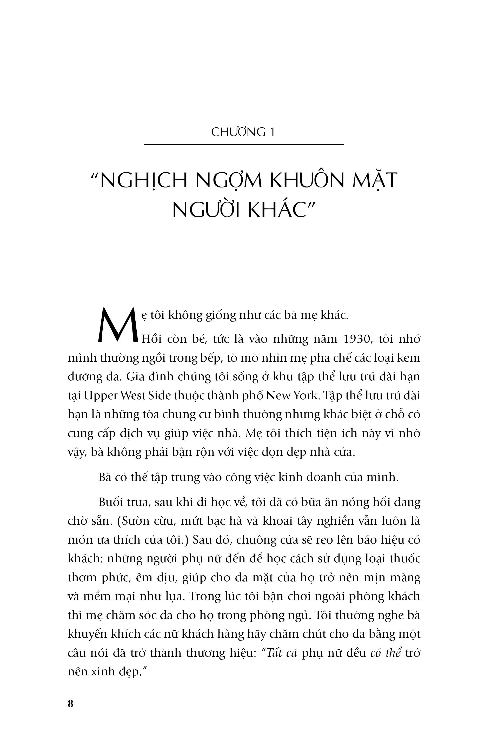 công ty tôi gìn giữ - cuộc đời của tôi trong ngành mỹ phẩm