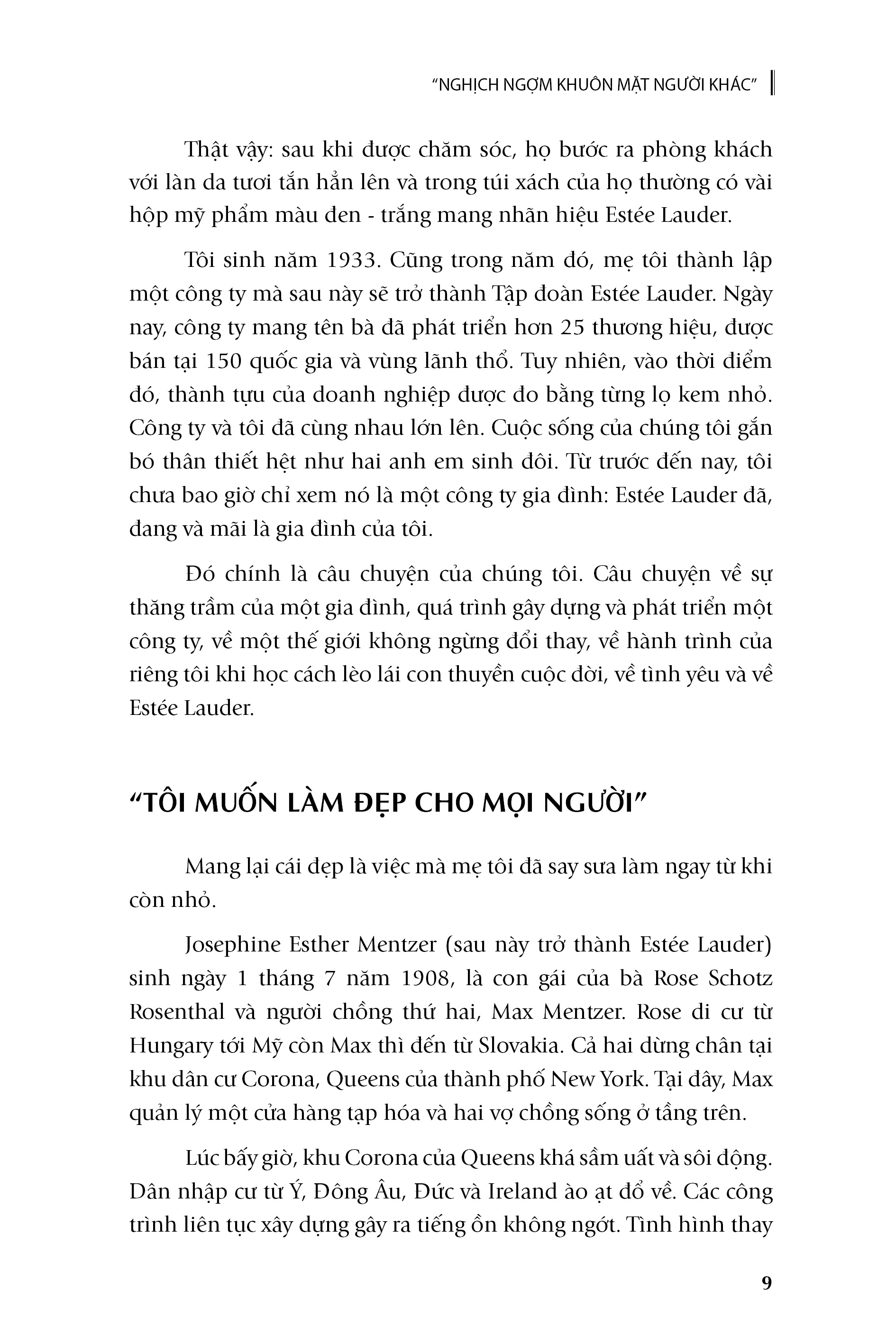 công ty tôi gìn giữ - cuộc đời của tôi trong ngành mỹ phẩm