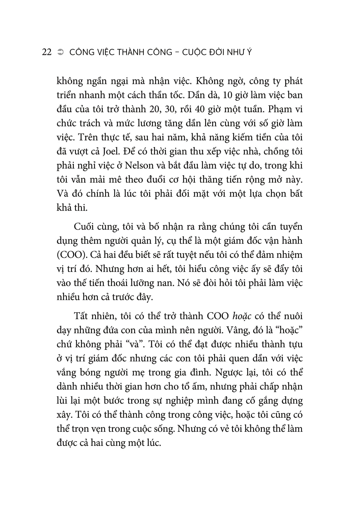 công việc thành công - cuộc đời như ý