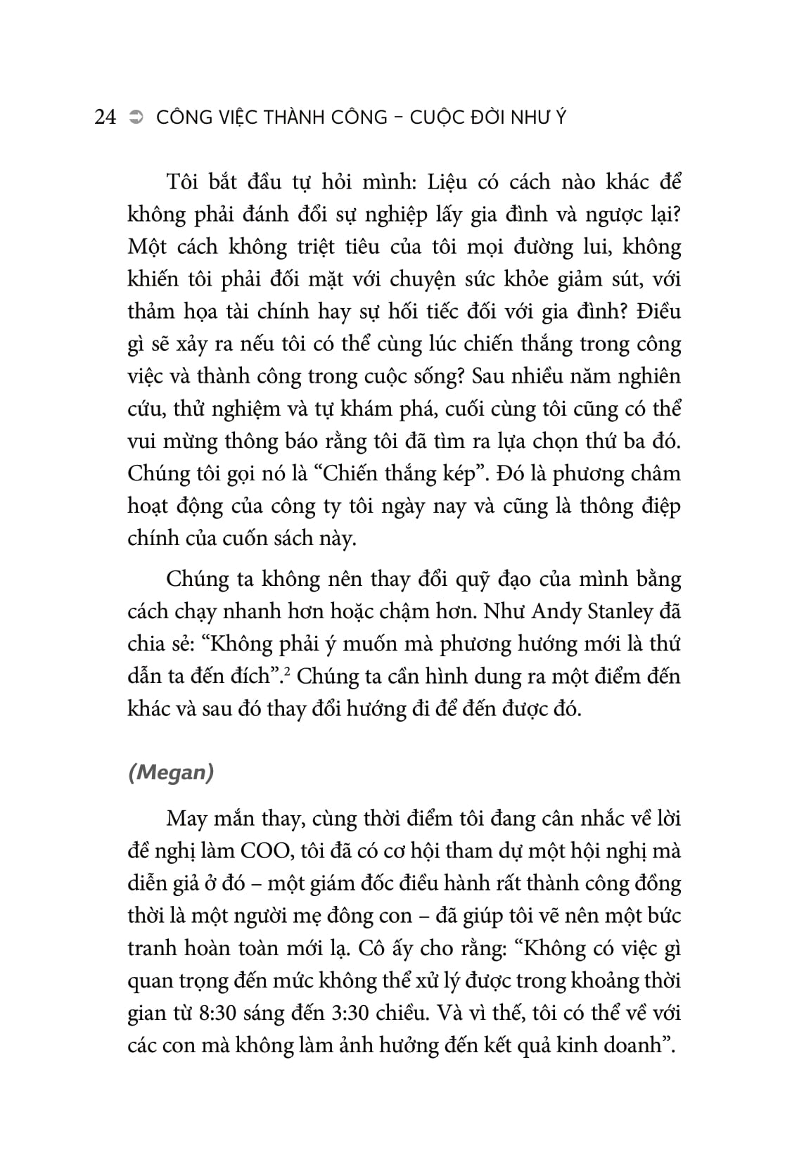 công việc thành công - cuộc đời như ý