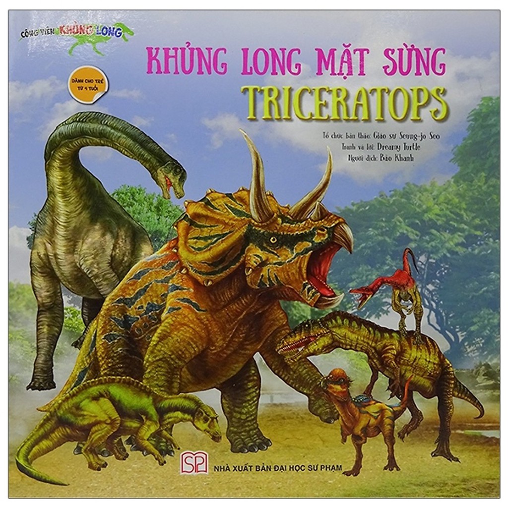 công viên khủng long - khủng long mặt sừng triceratops