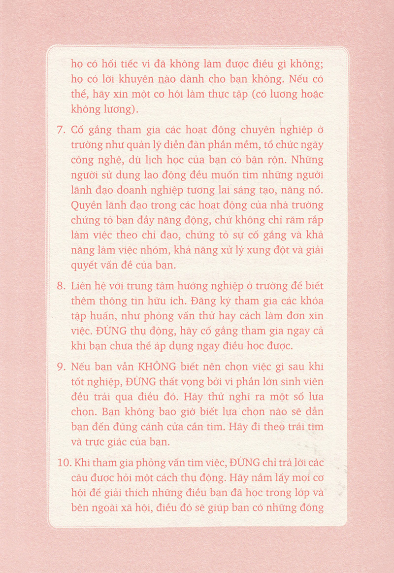 connection - kết nối - lời khuyên sinh viên việt nam (tái bản 2021)