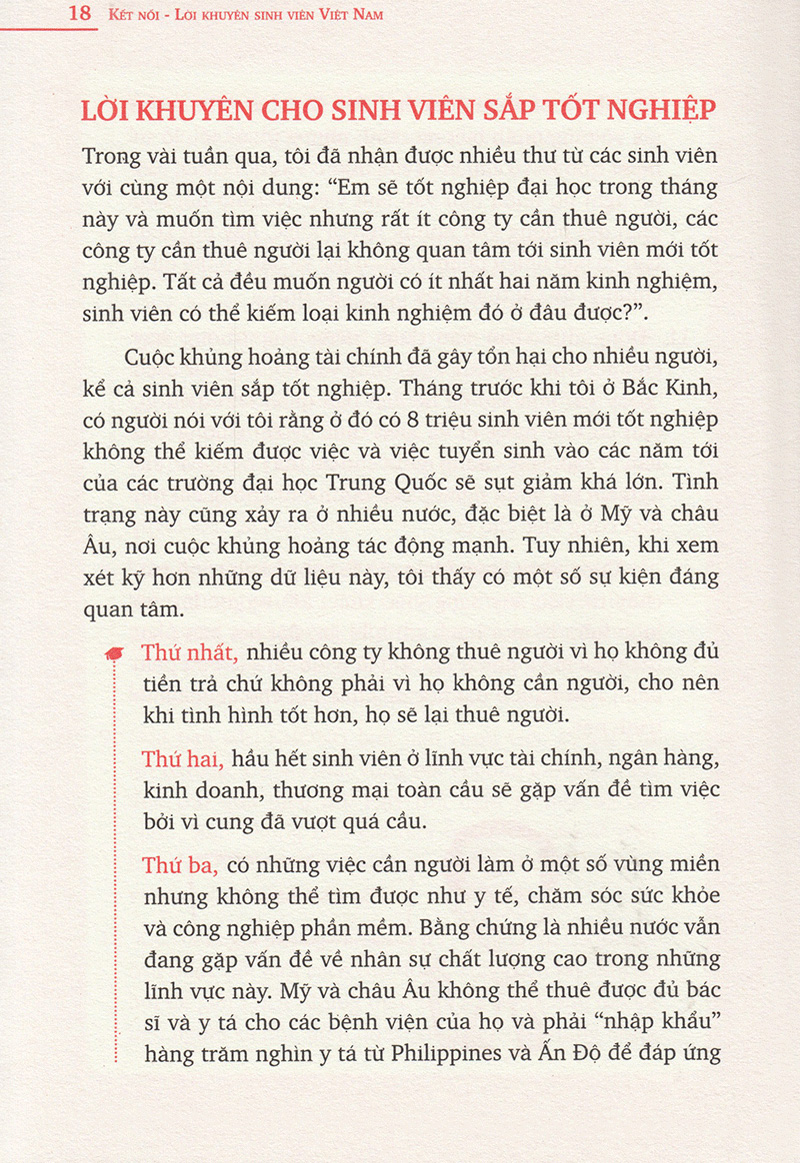 connection - kết nối - lời khuyên sinh viên việt nam (tái bản 2021)