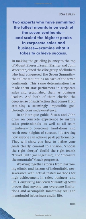 conquering the seven summits of sales: from everest to every business, achieving peak performance
