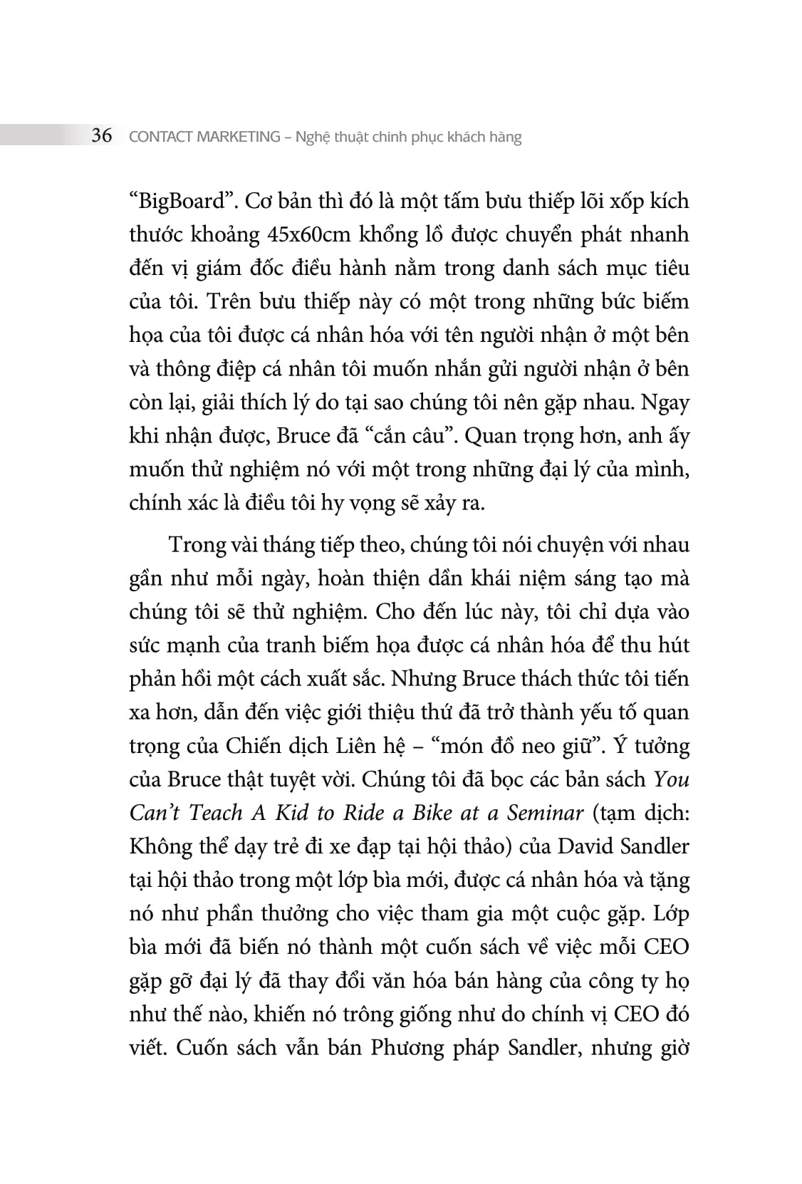 contact marketing - nghệ thuật chinh phục khách hàng